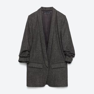 ZARA Roll-Up Sleeve Jacket - Size XS